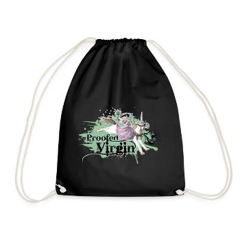 shirt de princesse licorne récolement vert vierge - Sac de sport léger - noir - Devant