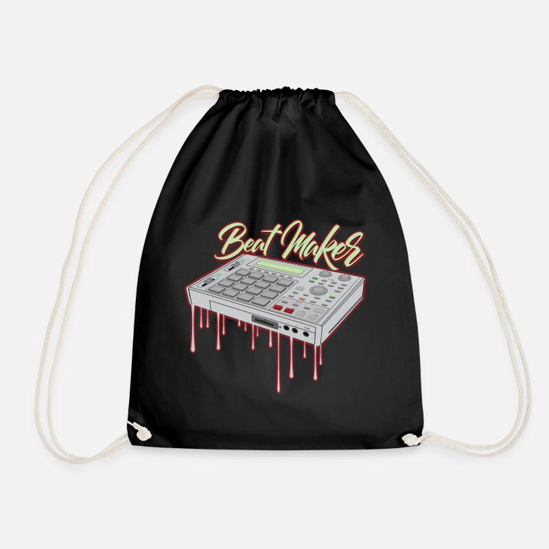 BeatMaker - Drawstring Bag - black