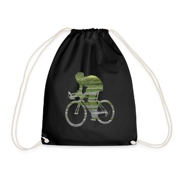 Rad Sports serpentine Artwork 02 - Drawstring Bag - black - Front