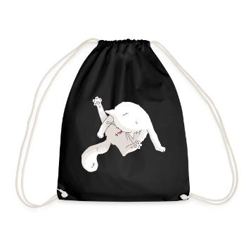 la toilette #1 - Sac de sport léger - noir - Devant