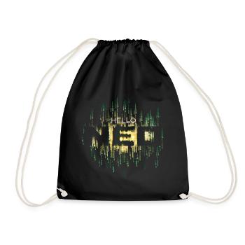 Matrix Neo Dans La Matrice - Sac de sport léger - noir - Devant