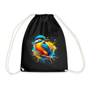 Martin-pêcheur - Sac de sport léger - noir - Devant