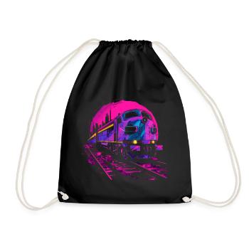 Chemin de fer Retrowave - Sac de sport léger - noir - Devant