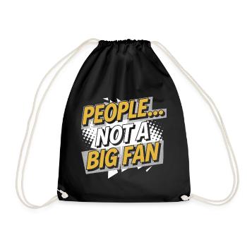 Better to keep to yourself - Drawstring Bag - black - Front