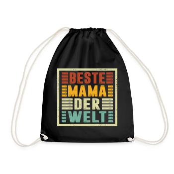 La meilleure maman du monde offre Noël - Sac de sport léger - noir - Devant