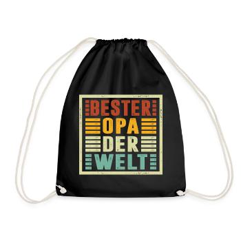 Le meilleur grand-père du monde offre Noël - Sac de sport léger - noir - Devant
