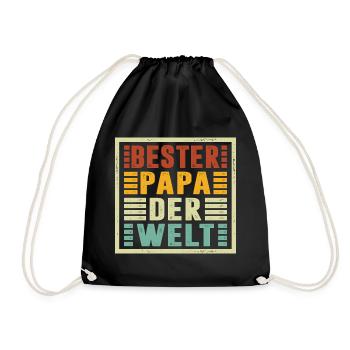 Meilleur papa du monde Cadeaux Noël - Sac de sport léger - noir - Devant