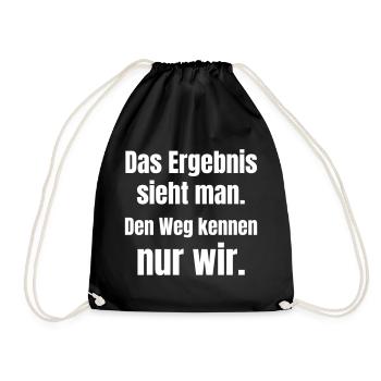 Nous seuls connaissons le chemin vers la remise des diplômes - Sac de sport léger - noir - Devant