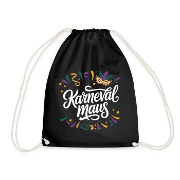 Carnival Mouse - Drawstring Bag - black - Front
