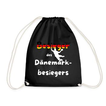 Defeater of DenmarkDefeater Handball European Championship 2026 - Drawstring Bag - black - Front