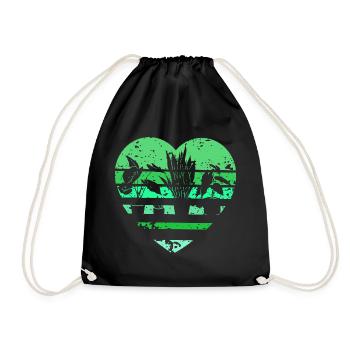 Jardin de fleurs succulentes amateur de plantes - Sac de sport léger - noir - Devant
