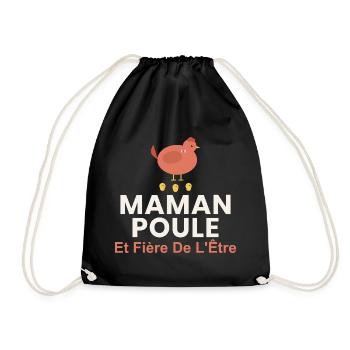 Les Montagnes M'appellent – Randonnée Nature Avent - Sac de sport léger - noir - Devant