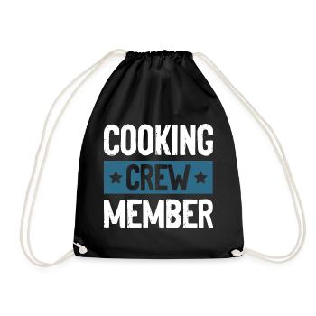 Cooking Crew - Turnbeutel - Schwarz - Vorne