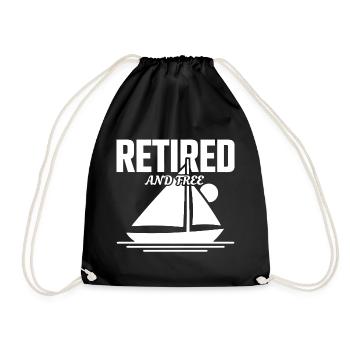 Libre à la retraite - Sac de sport léger - noir - Devant