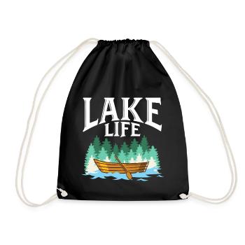 LA VIE DU LAC - Sac de sport léger - noir - Devant
