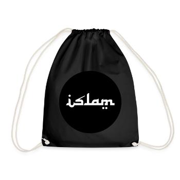 Islam - Drawstring Bag - black - Front