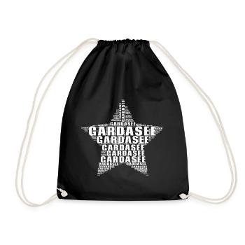 Gardasee Urlaub T-shirt Limone Geschenkidee Sommer - Turnbeutel - Schwarz - Vorne
