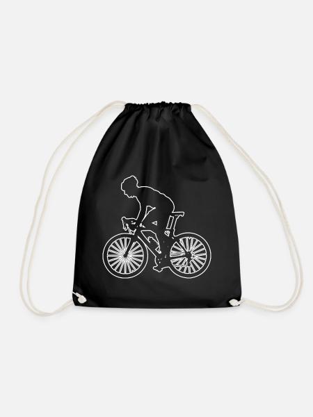 Herren Rennradfahren Rennrad Roadbike Rennradfahre - Turnbeutel - Schwarz