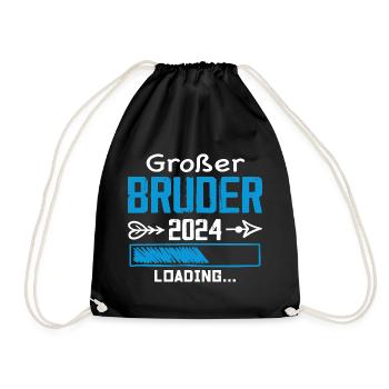 Großer Bruder 2024 - Turnbeutel - Schwarz - Vorne