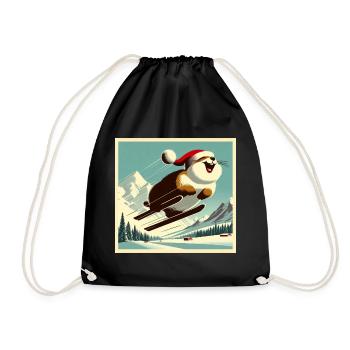 Marmotte Ski Vintage - Sac de sport léger - noir - Devant