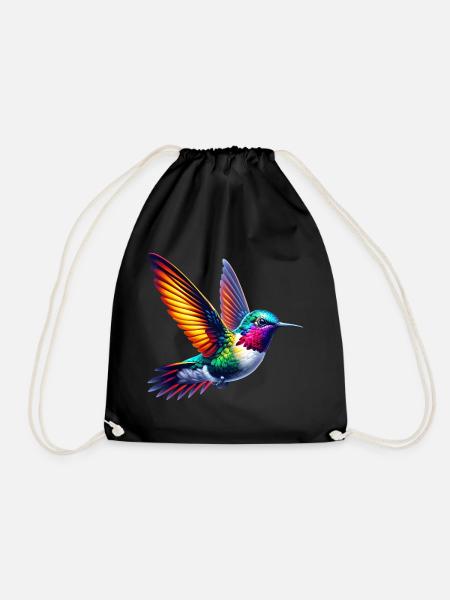 Kolibri - Turnbeutel - Schwarz