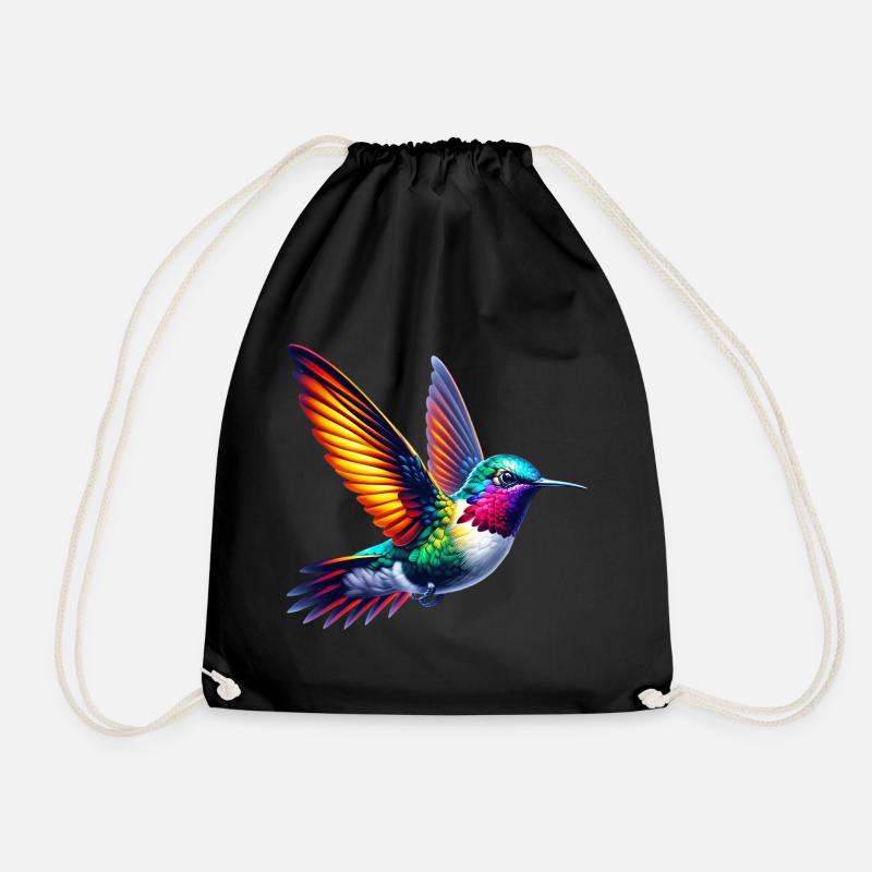 Kolibri - Turnbeutel - Schwarz