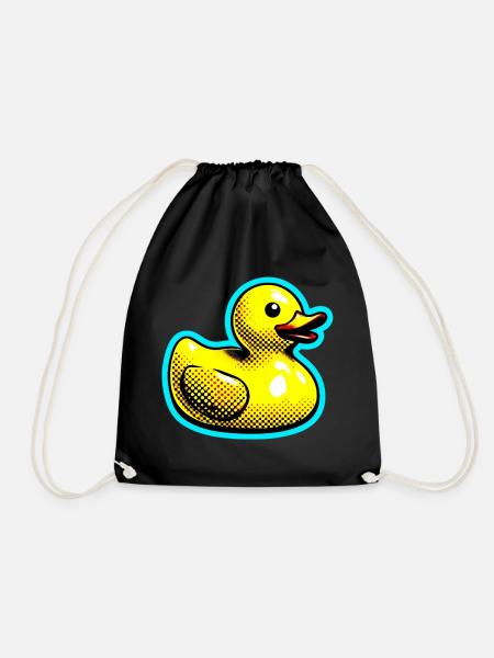 Duckling Duck Duck Duck - Drawstring Bag - black