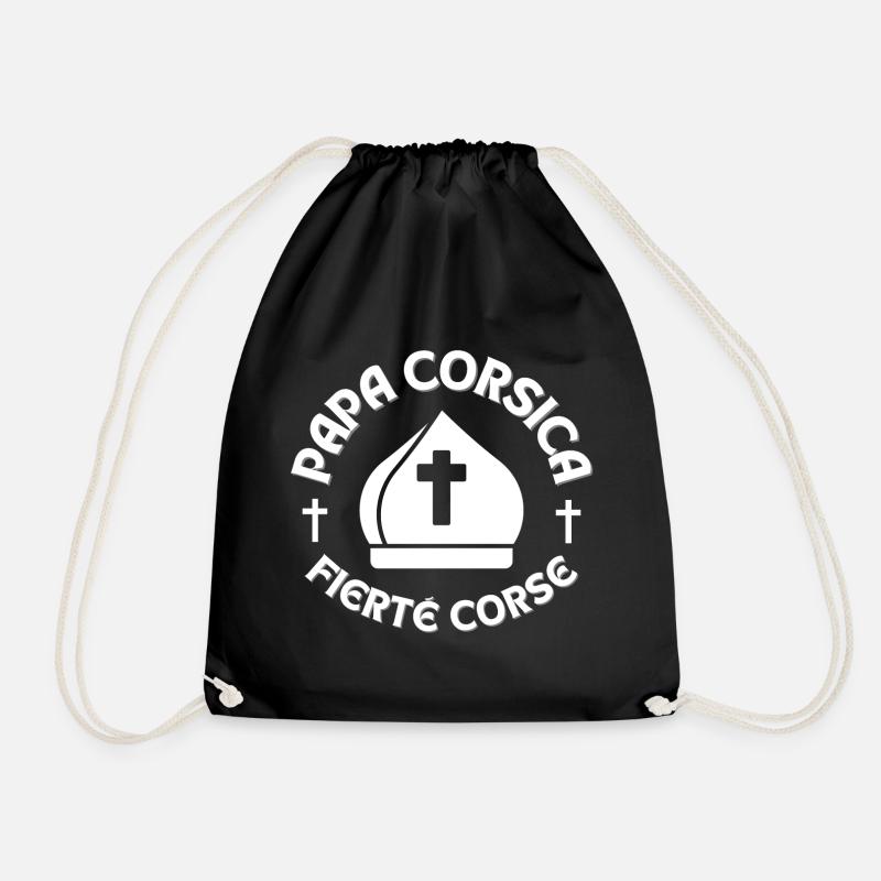 pape, Corse, île de beauté - Sac de sport léger - noir
