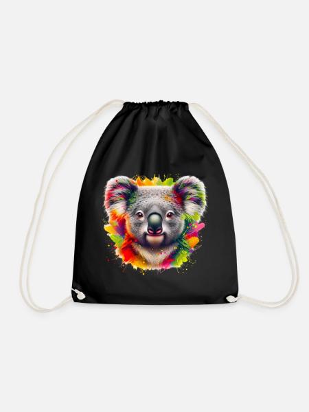 Koala - Turnbeutel - Schwarz