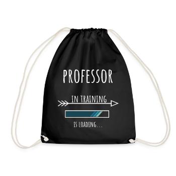 Professor Gift Profession Education Professor - Drawstring Bag - black - Front