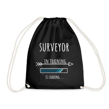 Cadeau Géomètre Profession Formation Géomètre - Sac de sport léger - noir - Devant