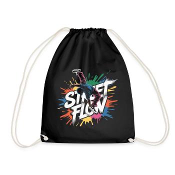 Streetdance Beat – Urban DJ Music Design - Sac de sport léger - noir - Devant