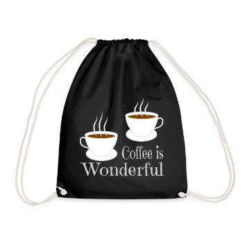 Café - Sac de sport léger - noir - Devant