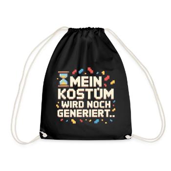 Costume is still being generated Cologne Carnival Carnival - Drawstring Bag - black - Front