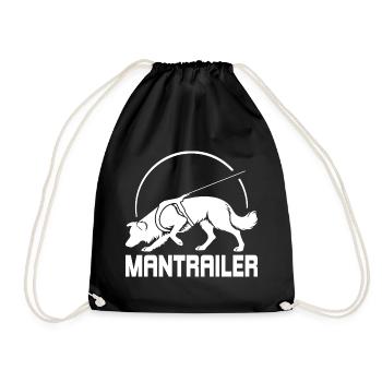 Chien de recherche BORDER Collie MANTRAILER - Sac de sport léger - noir - Devant