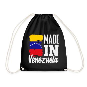 Venezuela Flagge Stolz & Heimat Venezuela - Turnbeutel - Schwarz - Vorne