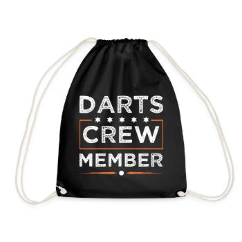 Équipe de fléchettes - Sac de sport léger - noir - Devant