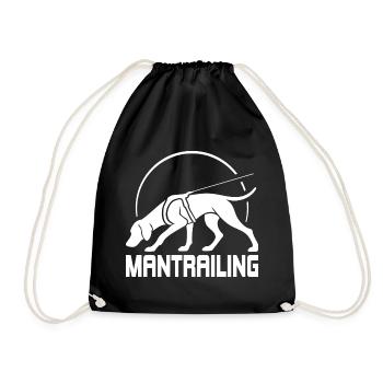 Vizsla Mantrailing Hundesport Hunde Hund Wilsigns - Turnbeutel - Schwarz - Vorne