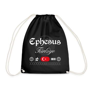 Souvenir de voyage en streetwear pour la Dinde d’Éphèse - Sac de sport léger - noir - Devant