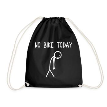 Pas de vélo aujourd’hui Vélo VTT Descente - Sac de sport léger - noir - Devant