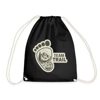 Team Trail Baby - Turnbeutel - Schwarz - Vorne