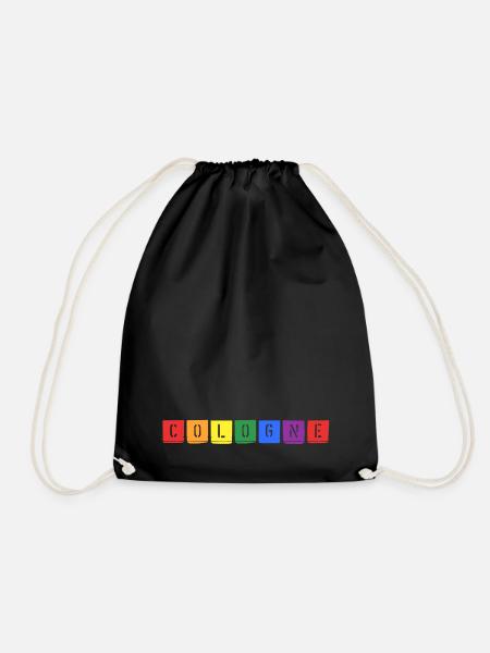 Rainbow Cologne - Turnbeutel - Schwarz