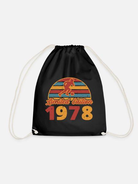 Fußball Fußballspieler Fußballer Geburtstag 1978 - Turnbeutel - Schwarz