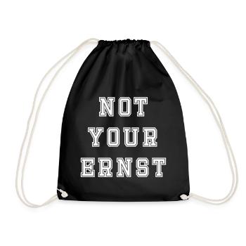 Pas votre Ernst Design - Sac de sport léger - noir - Devant