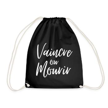 vaincre ou mourir, Vendée, vendéen - Sac de sport léger - noir - Devant