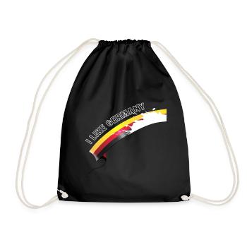 i like Germany with Milk - Drawstring Bag - black - Front