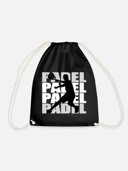 Padel - Drawstring Bag - black