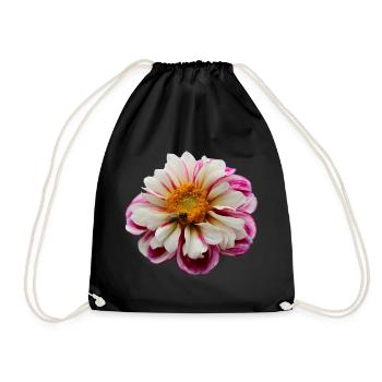 Flower Pink Pink Flower Flowers Pink Pink Flowers - Drawstring Bag - black - Front