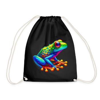 Grenouille - Sac de sport léger - noir - Devant