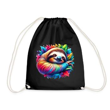 Paresse - Sac de sport léger - noir - Devant
